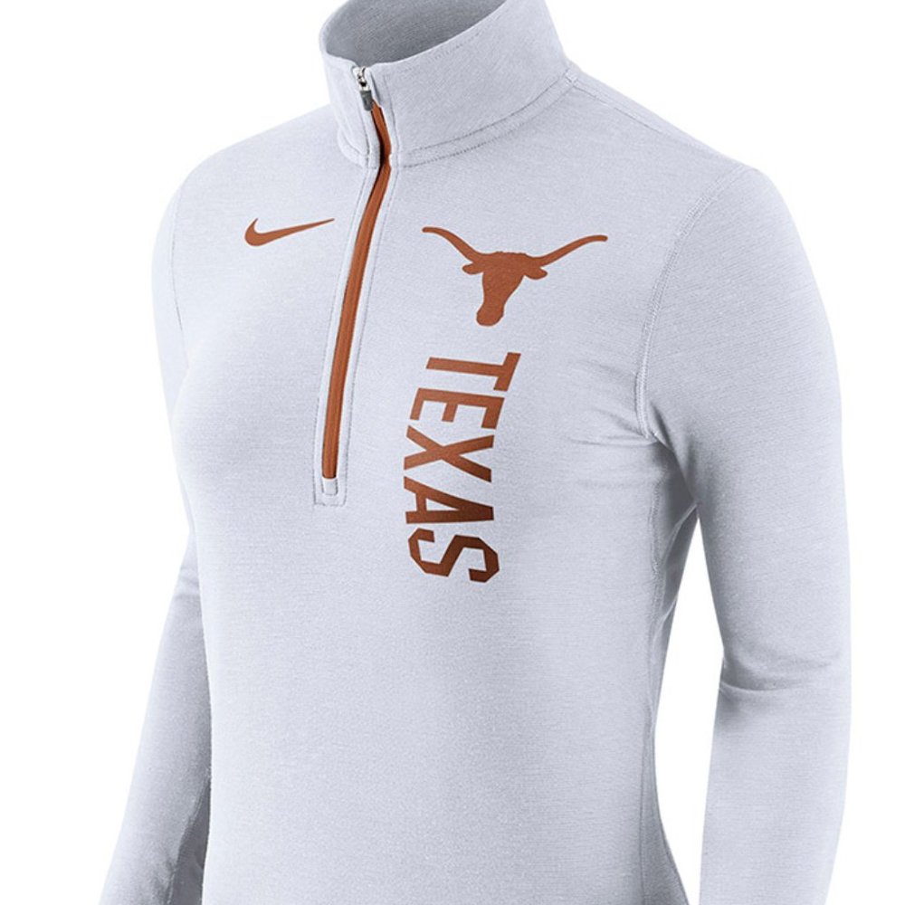 Nike Texas Women's White Element 1/4 Zip Pullover